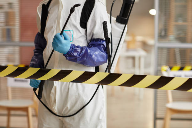 Professional Biohazard technician working in Kingston, AR